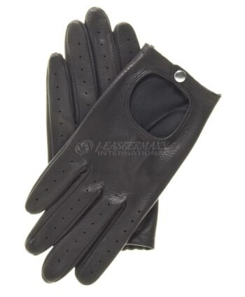 Women Full Finger Deerskin Leather Driving Gloves