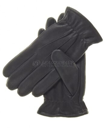 Mens Deerskin Lined Winter Leather Gloves