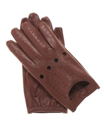 Mens Lambskin Leather Driving Gloves