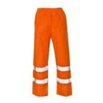Orange Hi Vis Cargo Trousers Poly Cotton Fabric with Reflectors