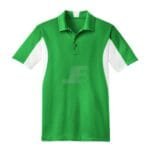 Mens Red & White Sports Polo Shirt