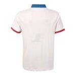 Mens Long Placket Jersey Fabric Short Sleeve Polo Shirt