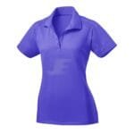 Women Raglan Short Sleeve Interlock Sports Polo Shirt