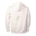 Mens Heavyweight Pullover White Fleece Hoodie