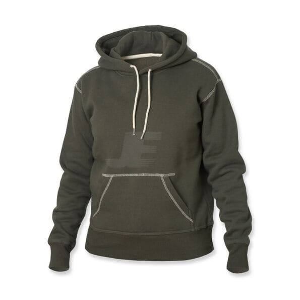 Contrast Stitching Pullover Heavyweight Fleece Hoodie
