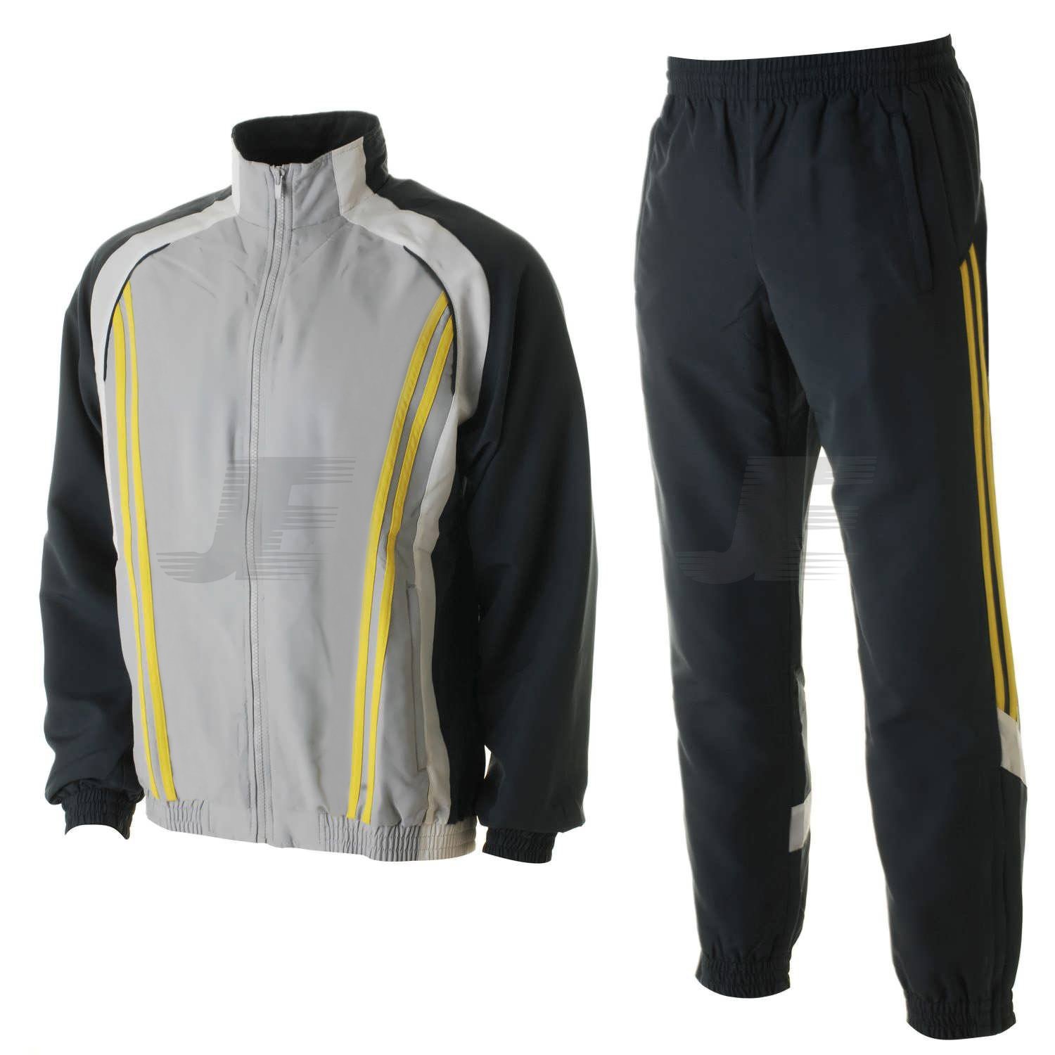 Custom Tracksuit Contrast Stripped Sports Training and Jogging Suit