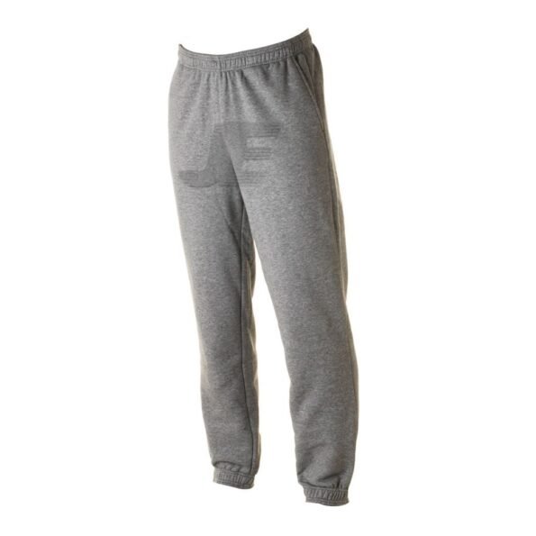 Heather Grey Fleece Joggers With Elasticated Ankles