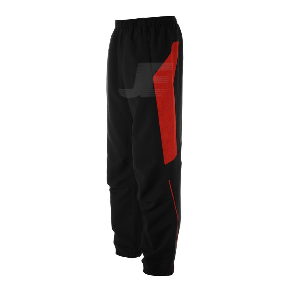 Black Micro Jogging Trousers With Contrast Mesh Panel