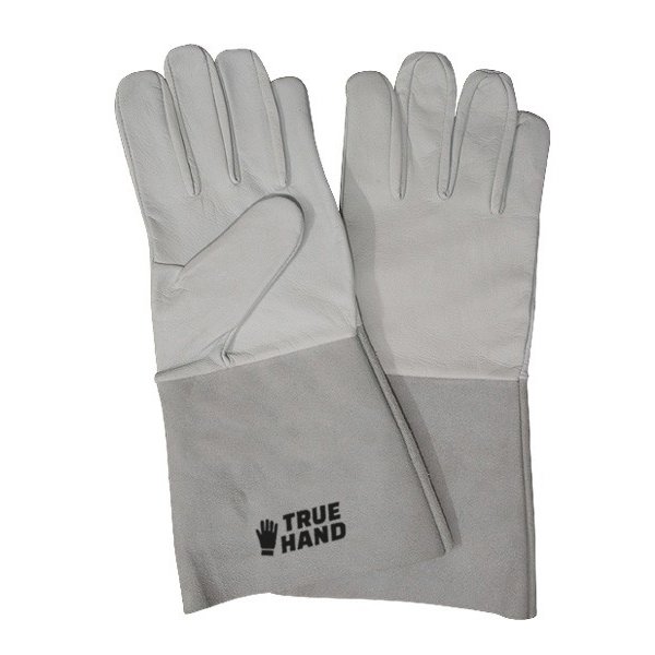 Natural Crust Goat Leather Tig Welding Gloves Unlined