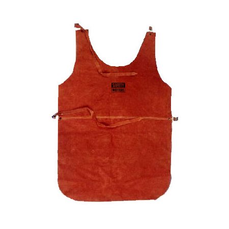 2 Panel Red Leather Welding Apron Size 24" x 36"