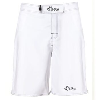 Mens White MMA Fight Short