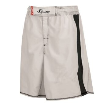 White and Black MMA Short