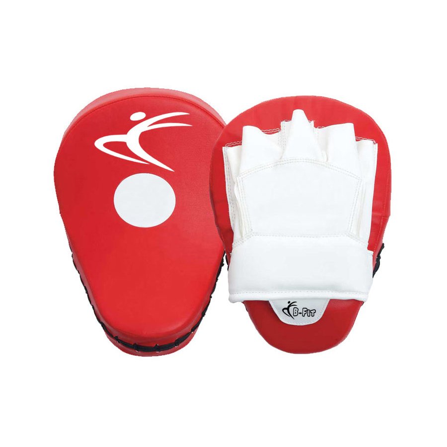 Red and White Leather Professional Focus Pads
