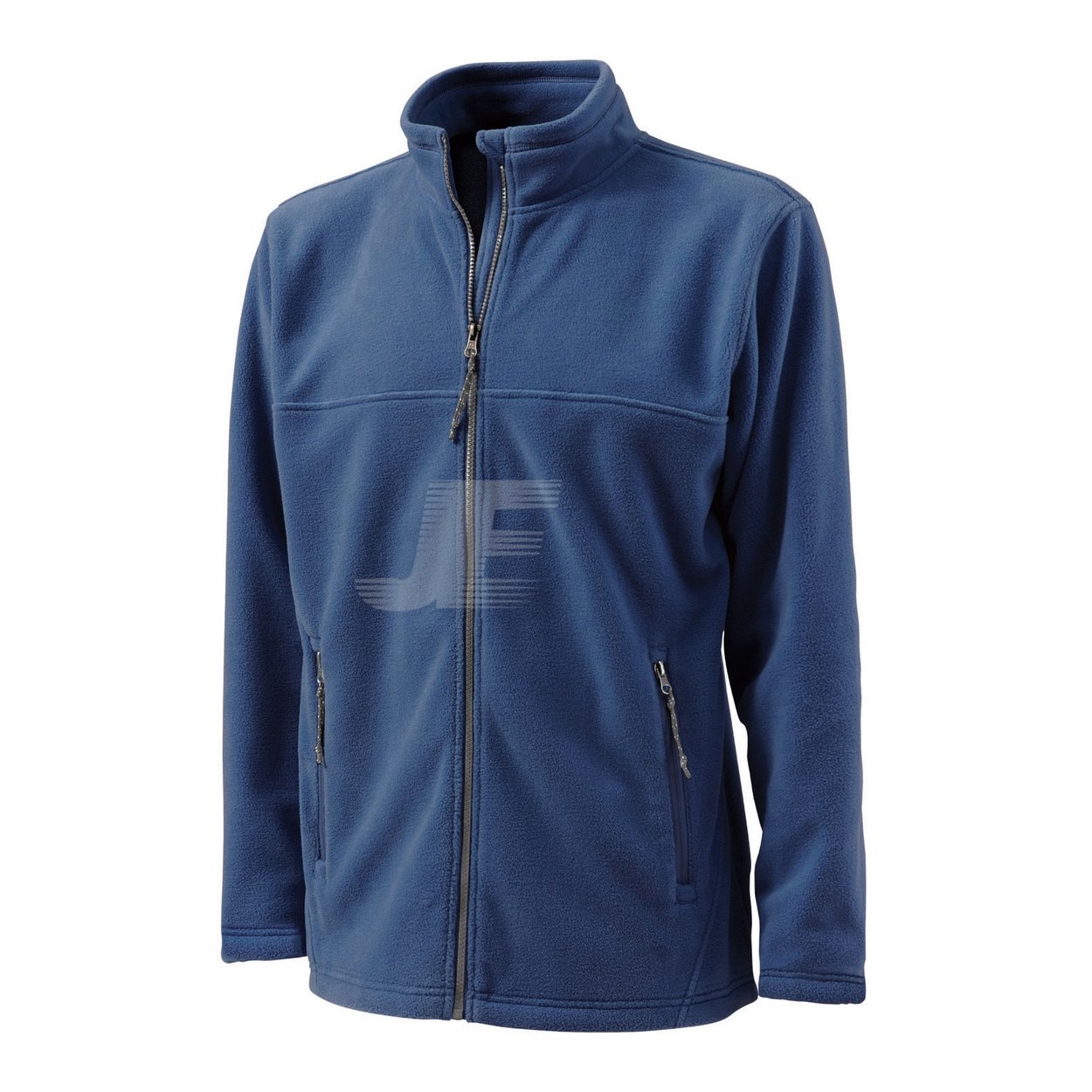 Mens Full Zip Lightweight Navy Fleece Jacket with Zip Pockets