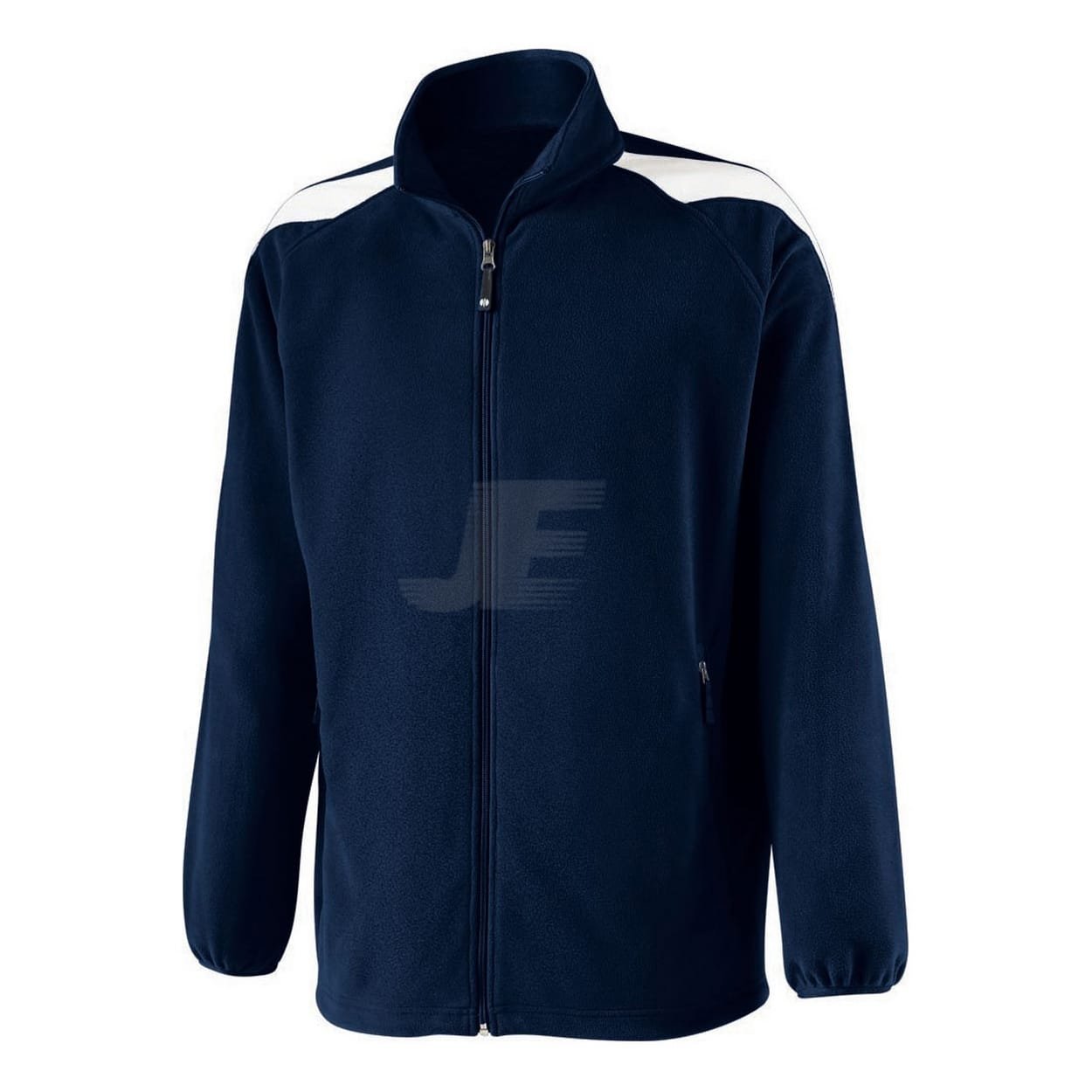 Navy Customized Club & School Logo Fleece Jacket