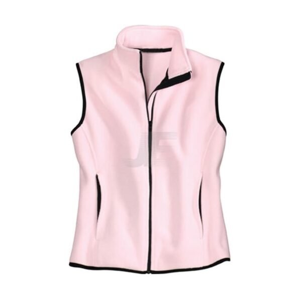 Custom School & College Logo Girls Sleeveless Fleece Vest