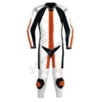 Mens 1 Piece Motorcycle Racing Leather Suit JEI 7001