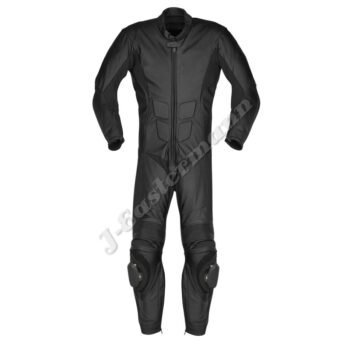 Mens 1 Piece Motorcycle Leather Racing Suit JEI 7008