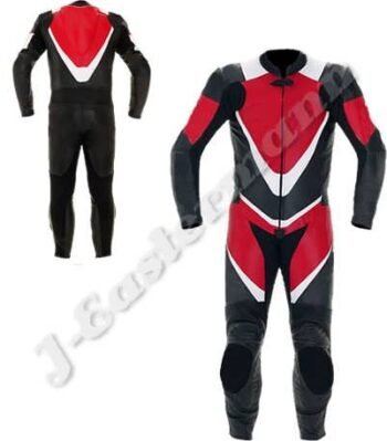 Mens 1 Piece Leather Motorbike Racing Suit JEI-7014