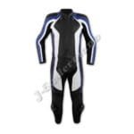 Mens 2 Piece Leather Motorbike Racing Suit JEI-7042