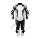 Mens 2 Piece Leather Motorbike Racing Suit JEI-7042