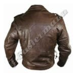 Mens Leather Classic Motorcycle Jacket JEI-7204