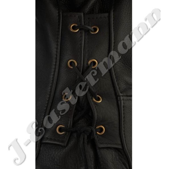 Ladies Classic Leather Motorcycle Jacket JEI 7238
