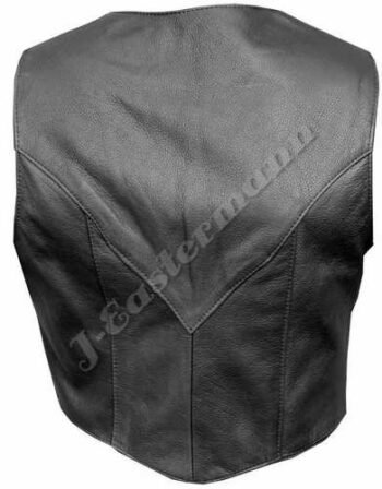 Ladies Leather Motorbike Vest JEI-7279