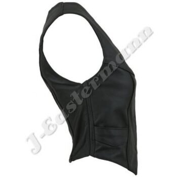 Women Motorcycle Leather Vest JEI 7285