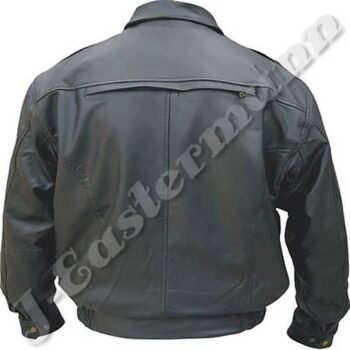 Men's Black Bomber Jacket JEI-7316