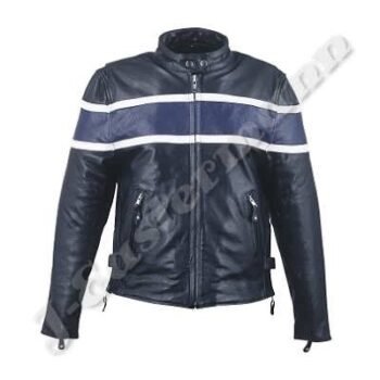 Ladies Stripped Scooter Jacket JEI 7388