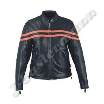 Ladies Stripped Scooter Jacket JEI-7389