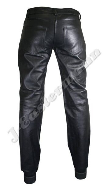 Ladies Five Pockets Motorcycle Leather Pant JEI 7425