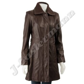 Ladies Leather Coat JEI 7464