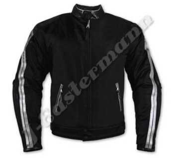 Mens Stripped Cordura Motorbike Jacket JEI-7561