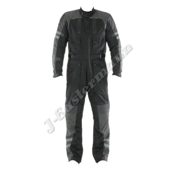 Mens 1 Piece Textile Motorcycle Suit JEI 7705