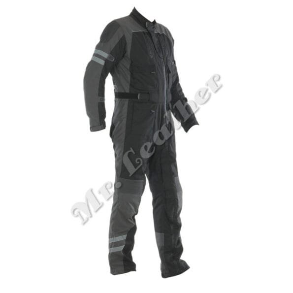 Mens 1 Piece Textile Motorcycle Suit JEI 7705