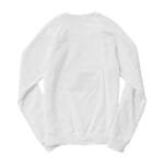 Men’s Raglan Sleeve White Fleece Sweatshirt