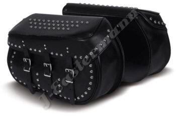Leather Motorcycle Saddle Bags JEI-7890