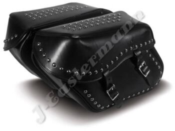 Leather Motorcycle Saddle Bags JEI-7891