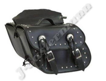 Leather Motorcycle Saddle Bag JEI-7896