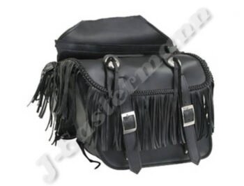 Leather Motorcycle Saddle Bag JEI-7899