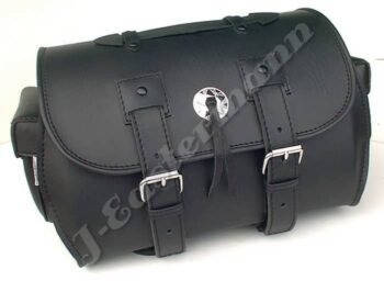 Leather Motorcycle Tool with Concho JEI-7933