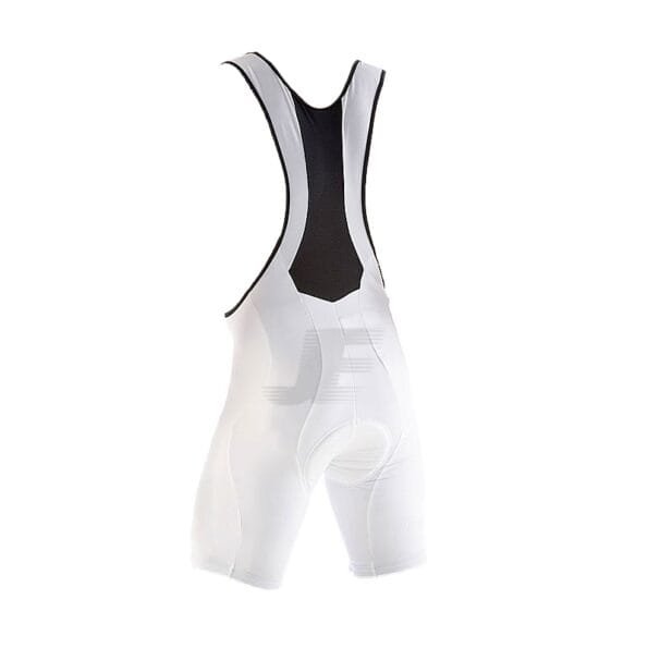 Customized White Chamois Padded Cycling Bib Shorts