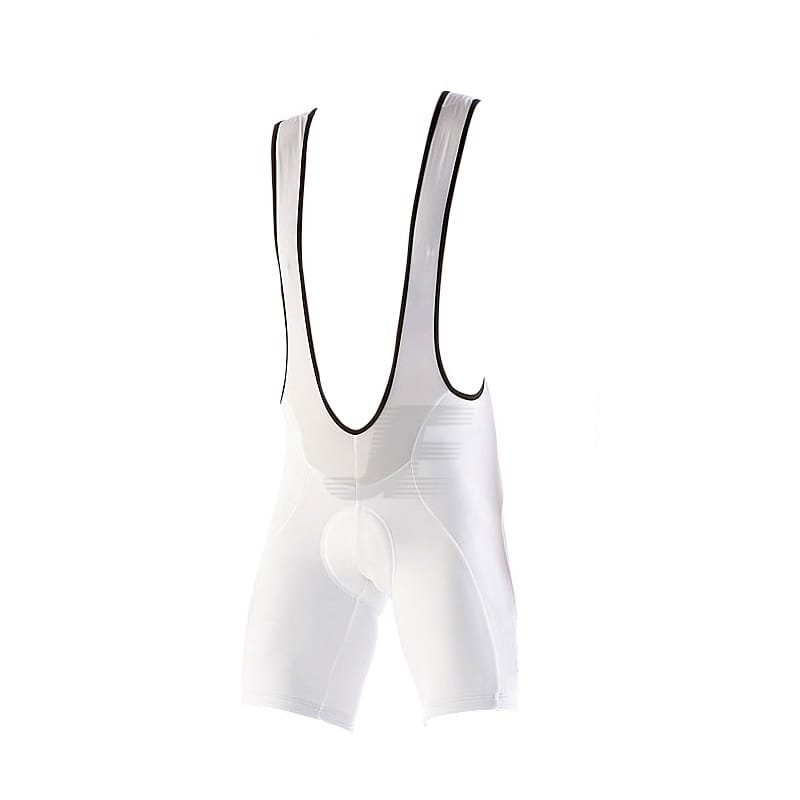 Customized White Chamois Padded Cycling Bib Shorts