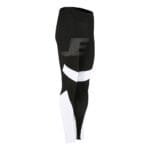 Gel Chamois Padded Black & White Winter Cycling Tight