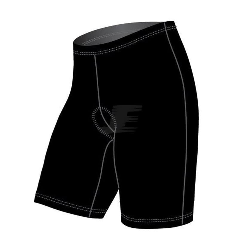 Women Chamois Padded 6 Panel Basic Cycling Shorts