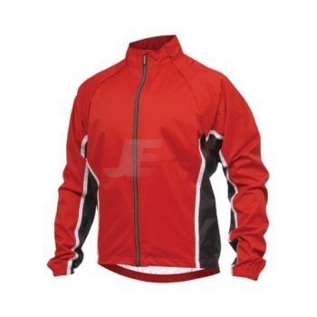 Mens Removable Sleeves Waterproof Cycling Rain Jacket