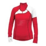 Women 1/4 Zip Pullover Winter Long Sleeve Cycling Jersey