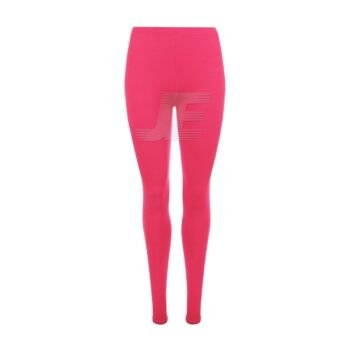 Women Pink 2 Panel Gym Wear & Yoga Workout Leggings